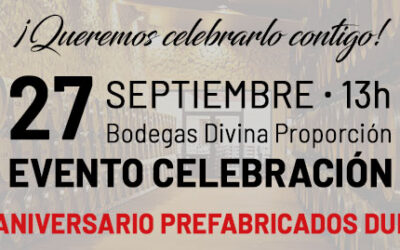 Prefabricados Duero celebra su 20º Aniversario: compromiso inquebrantable con la Innovación, Calidad y Sostenibilidad