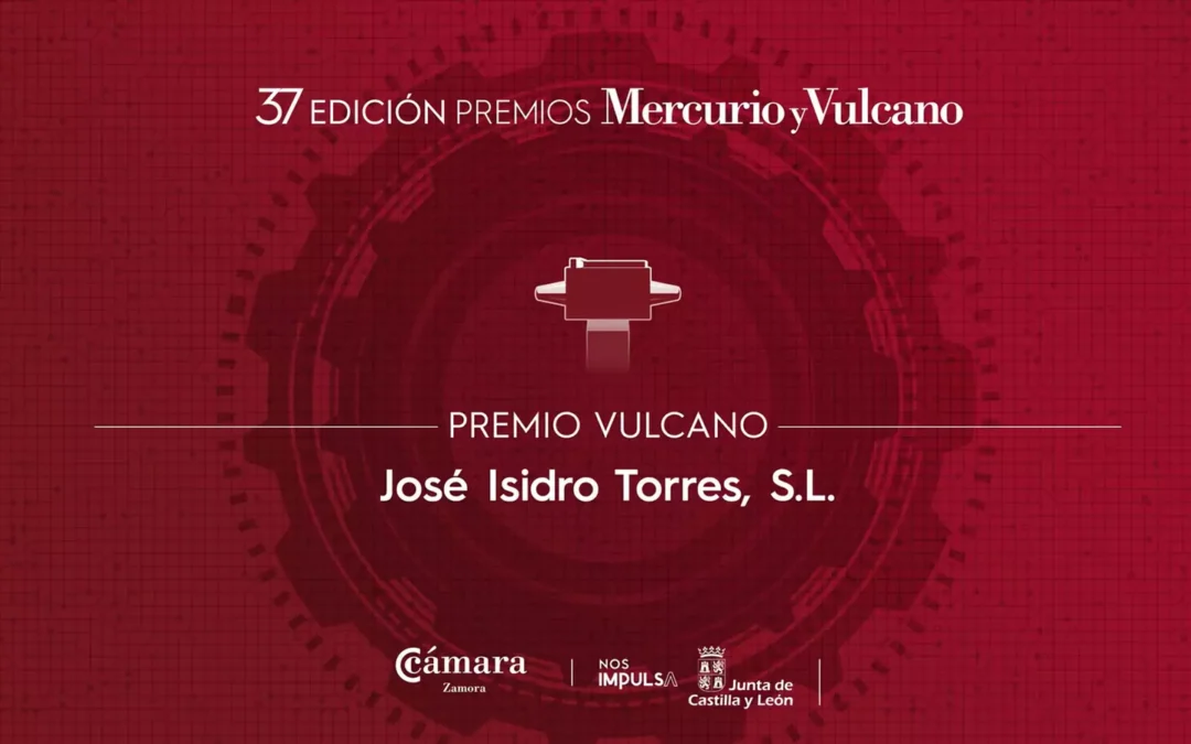 José Isidro Torres S.L. (Prefabricados Duero), Premio Vulcano 2025 otorgado por la Cámara de Comercio de Zamora