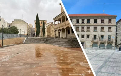 Prefabricados Duero, muy presente en la reciente renovación de la plaza de San Román de Salamanca